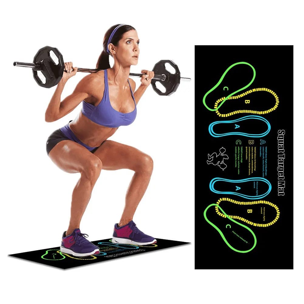 Килимок для присідань зі штучної шкіри, м’який амортизувальний килимок для вправ на колінах, універсальний фітнес-килимок