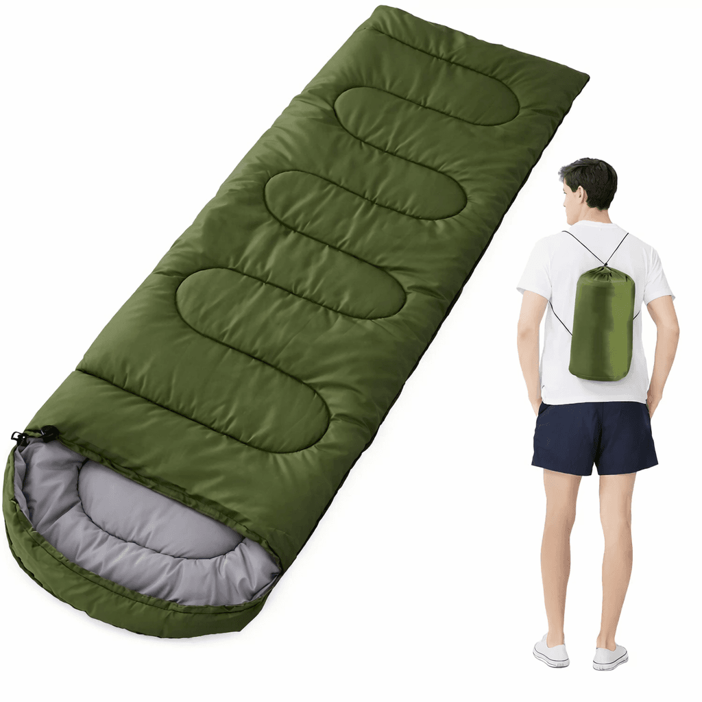 Зимовий спальний мішок із підігрівом від павербанка USB 215х65 см (до -30°C) / Теплий тактичний спальник-ковдра