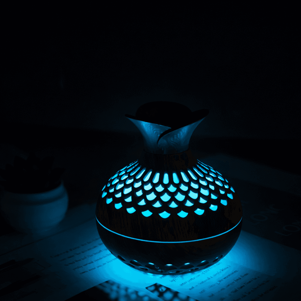 Cool Mist Humidifier 300 мл — портативний ультразвуковий зволожувач повітря із 7-колірною LED-підсвіткою