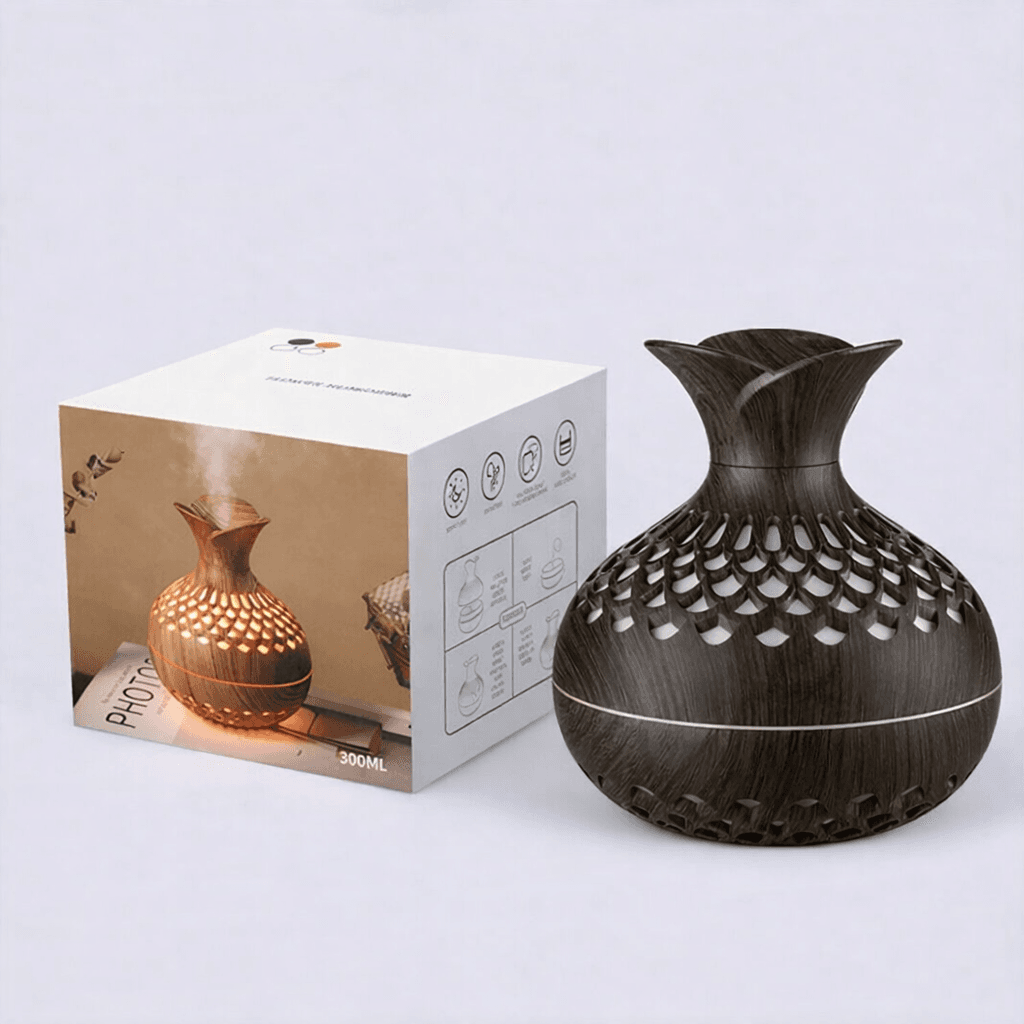 Cool Mist Humidifier 300 мл — портативний ультразвуковий зволожувач повітря із 7-колірною LED-підсвіткою