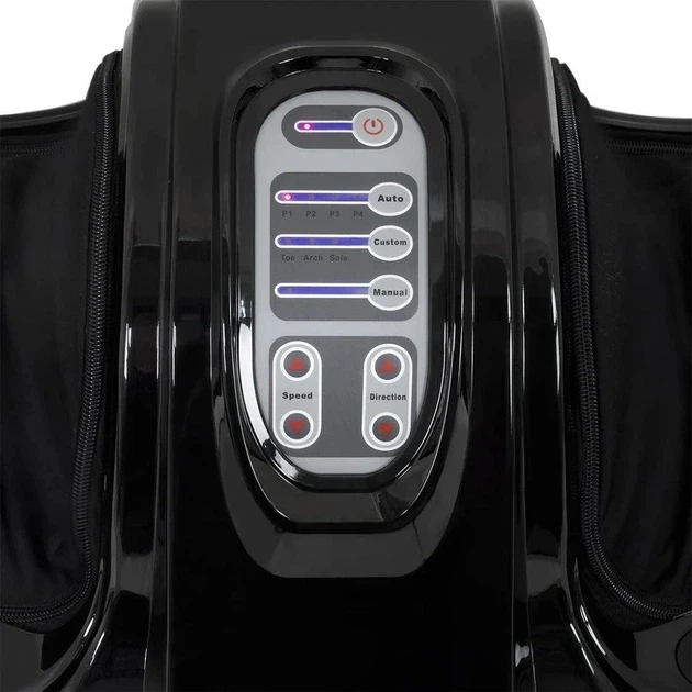 Електричний масажер для ступень ніг «Foot Massager Bliss» з вібромасажем, акупунктурою й дистанційним керуванням