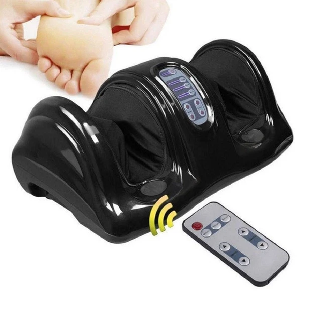 Електричний масажер для ступень ніг «Foot Massager Bliss» з вібромасажем, акупунктурою й дистанційним керуванням