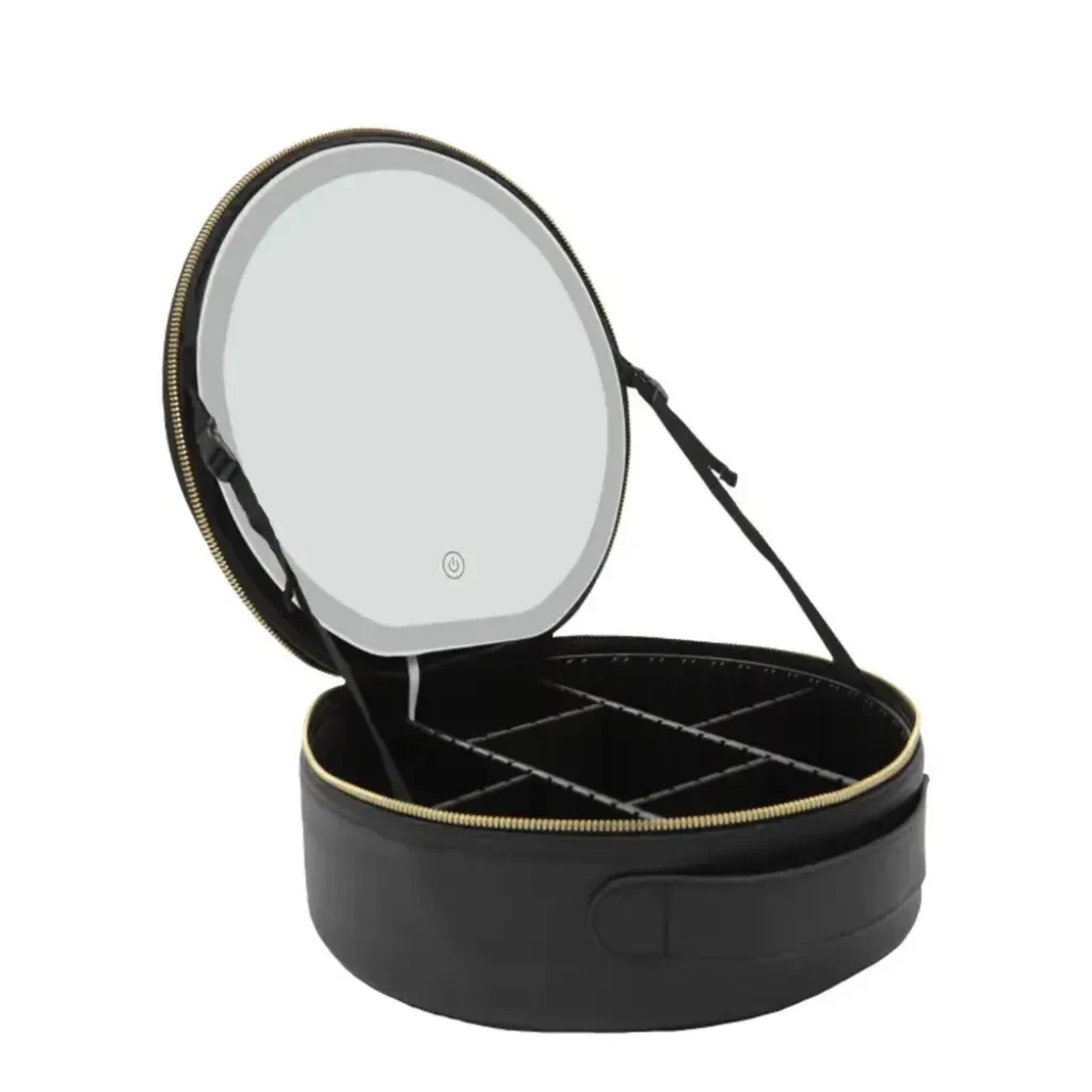 Органайзер-косметичка Niceland з LED-дзеркалом і регульованими відділеннями