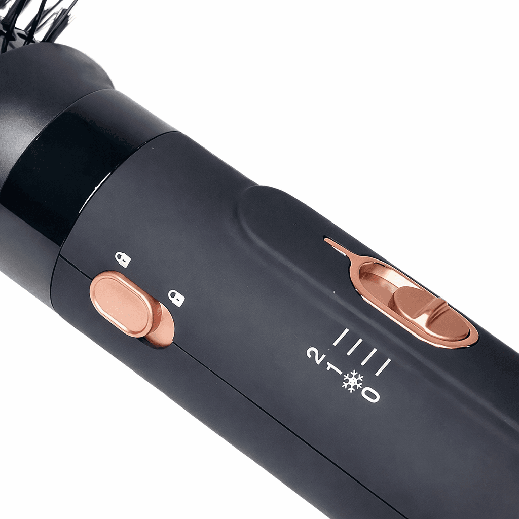 Фен-стайлер для волосся KEMEY KM-9205, 1000W, 6 насадок для укладання, з функцією брашингу та випрямлення