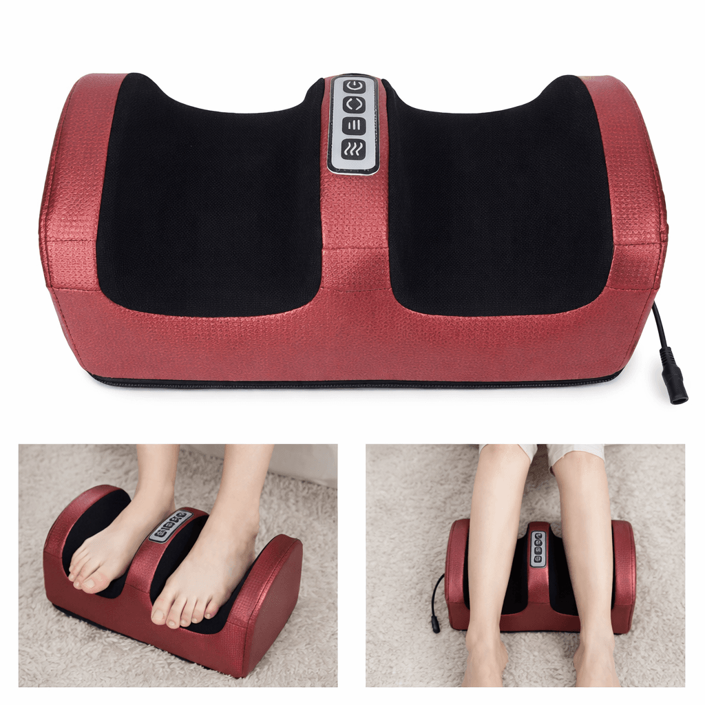 Масажер для ніг Renkai Foot Massager роликовий із підігрівом, 3 режими, для зняття втоми