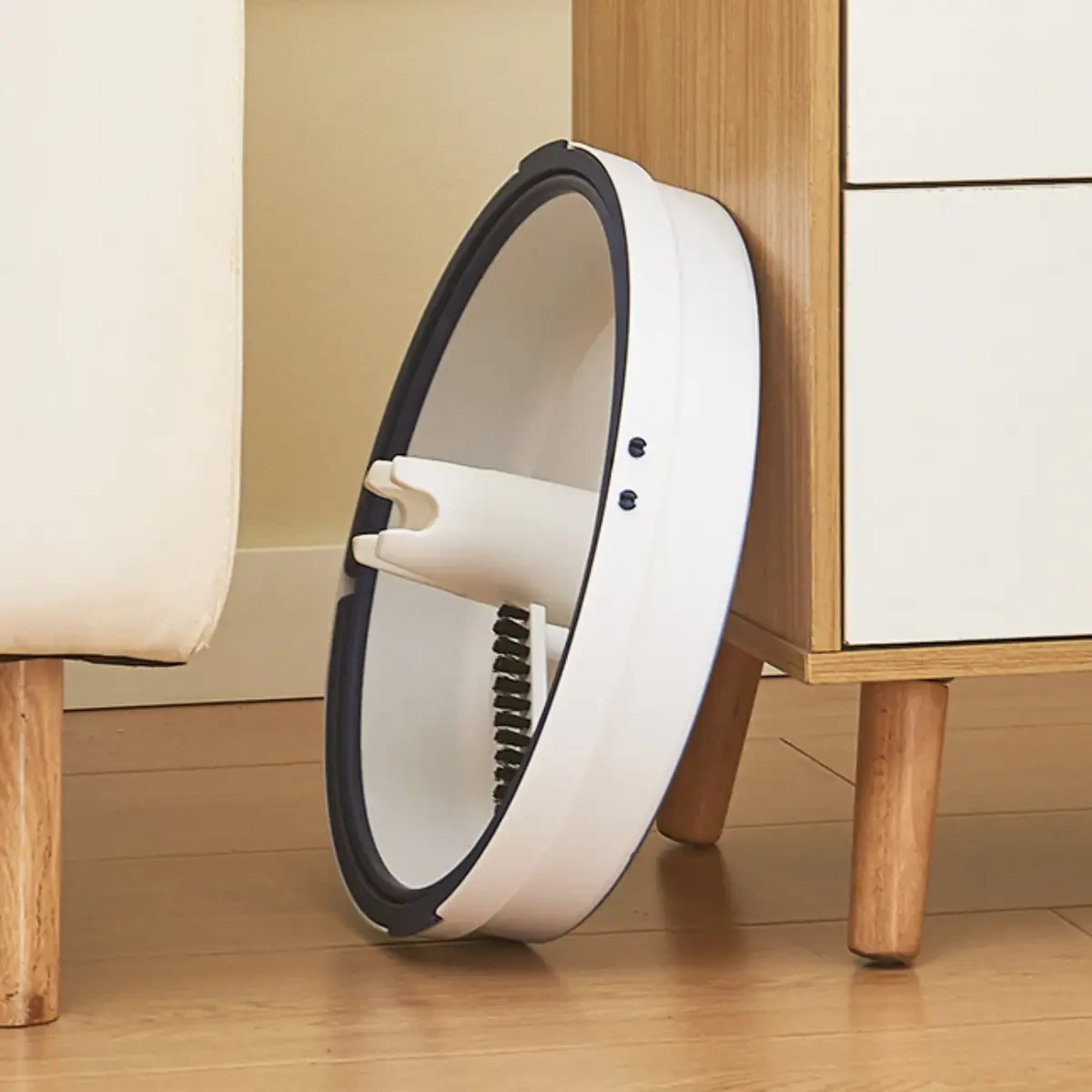 Кругла швабра NEW з телескопічною ручкою, відром і обертовою системою віджиму