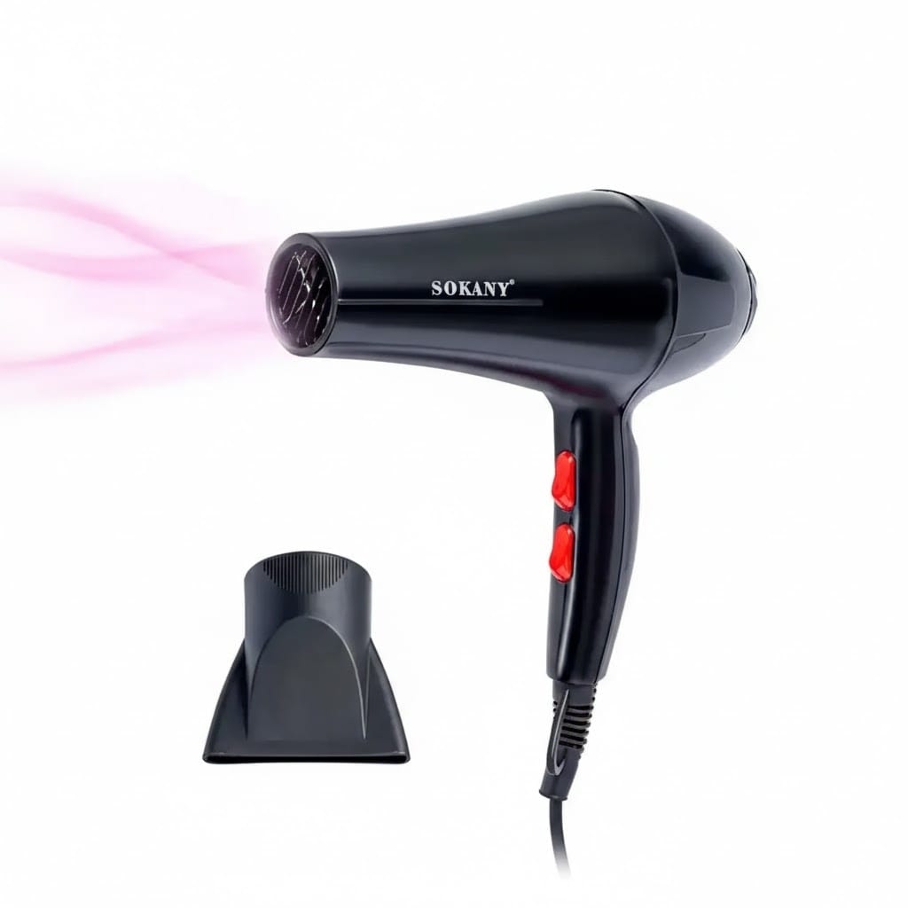 Фен для волосся з насадкою-концентратором Sokany SK-2200 (2200 Вт) / Фен для волосся / Фен з іонізацією