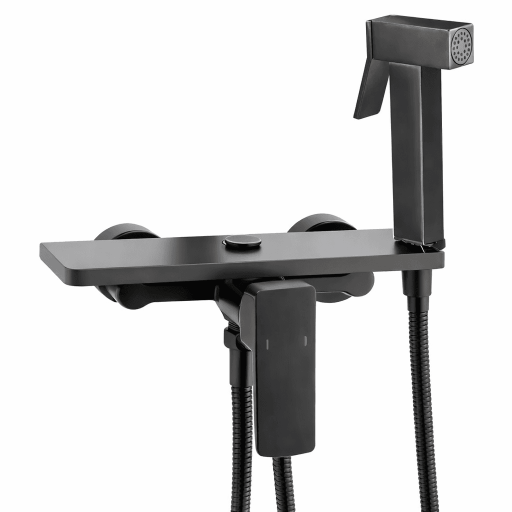 Змішувач для ванної кімнати AND YLN9036-10-3H, одноважільний, настінний, латунний корпус, з душовим комплектом