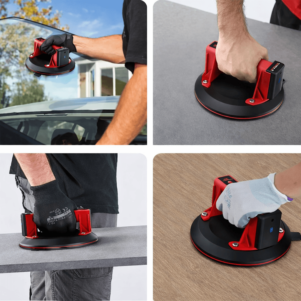 Акумуляторна вакуумна присоска до 200 кг у кейсі, PPS-90/Присосок-ручка для підіймання та фіксації вантажів