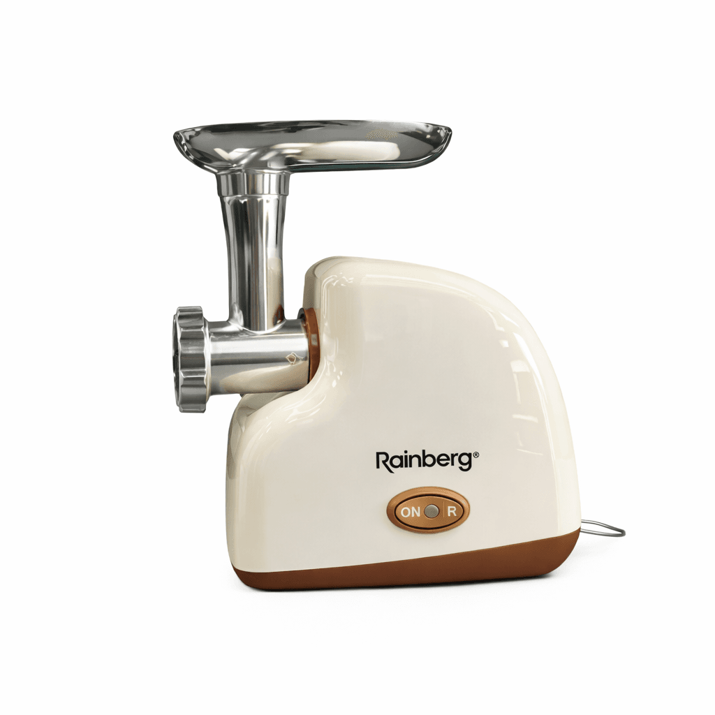 Електрична м’ясорубка Rainberg RB-2319 3000 Вт із захистом двигуна бежева
