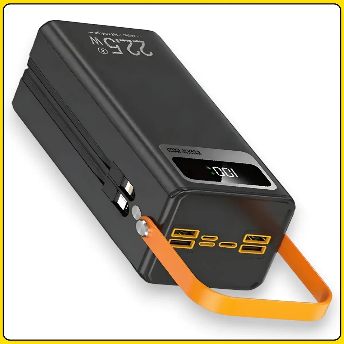 Мобільна Зарядна Станція 50000mAh TUGII-Y105 (22.5W) + Потужний LED-Прожектор та Кабелі