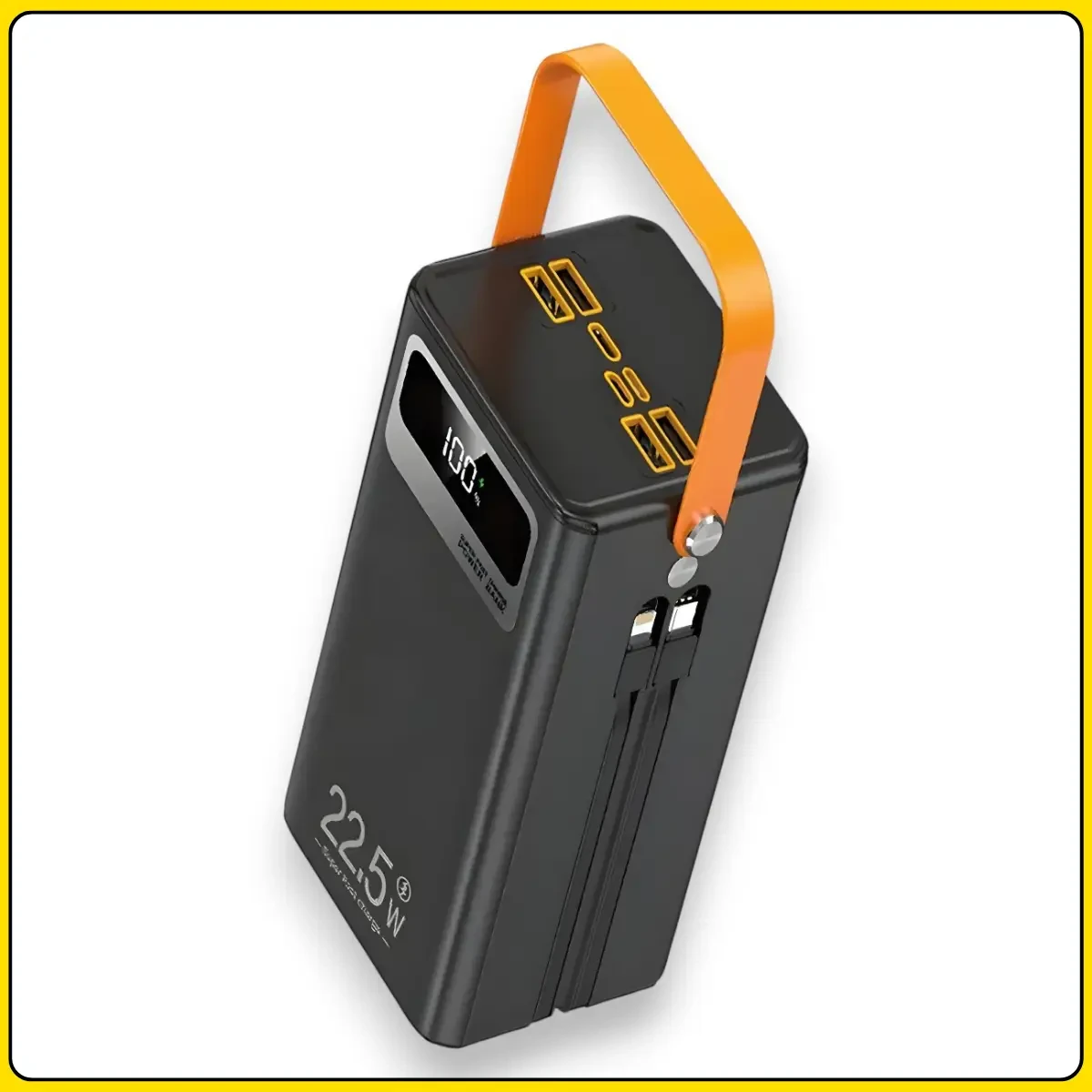 Мобільна Зарядна Станція 50000mAh TUGII-Y105 (22.5W) + Потужний LED-Прожектор та Кабелі