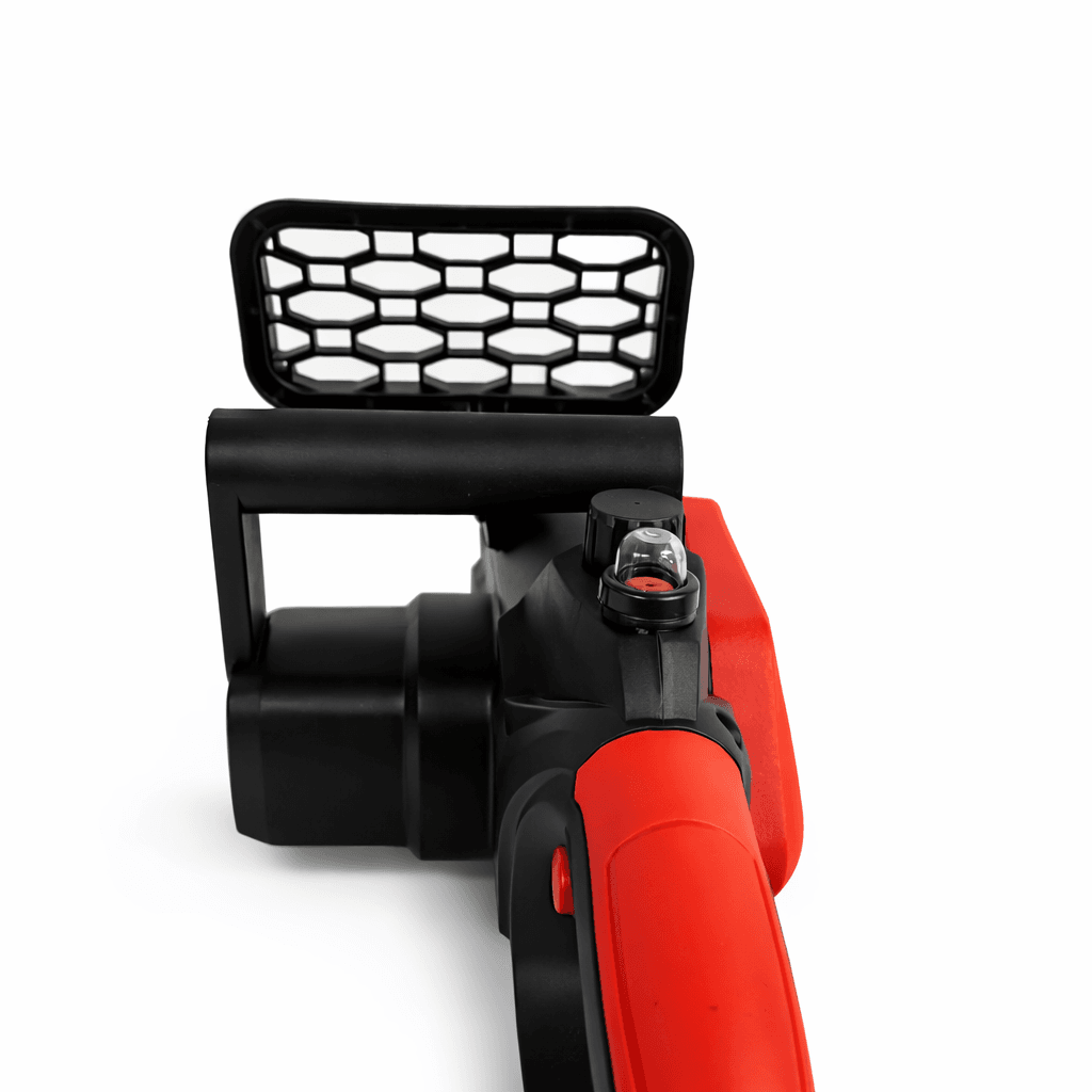 Акумуляторна ланцюгова пила 12″, із шиною 12 дюймів, 2 акумулятори 48V Li-ion, у пластиковому кейсі