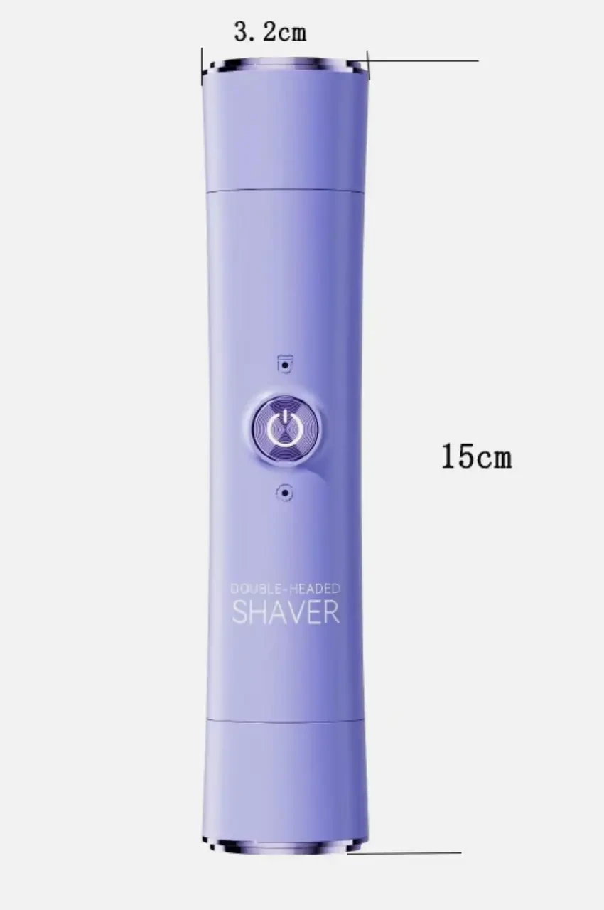 Акумуляторний епілятор-міні бритва SHAVER 2в1 101N Esonstyle з двома насадками Pruning/Shave off, USB-заряджання, водонепроникні