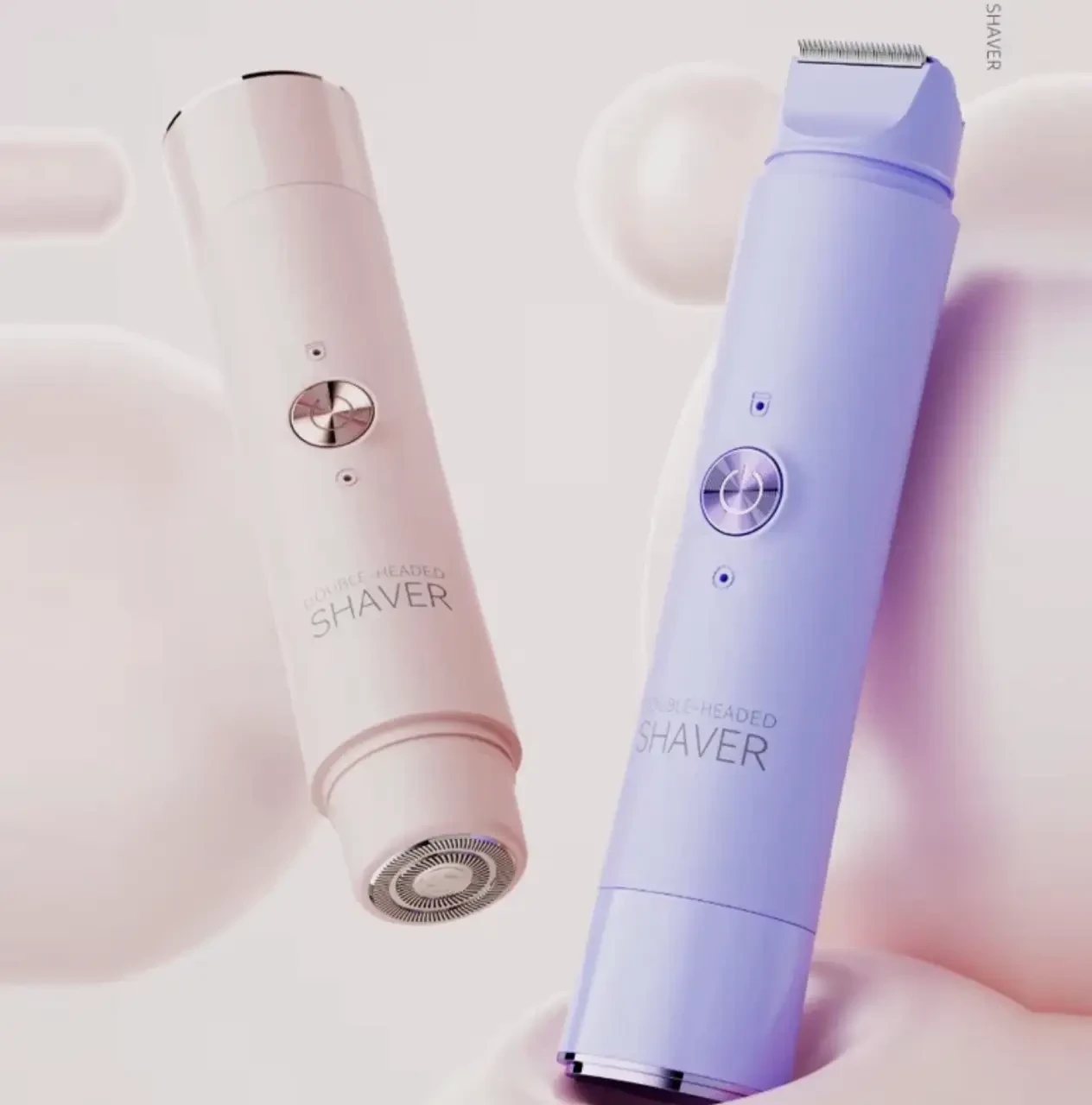 Акумуляторний епілятор-міні бритва SHAVER 2в1 101N Esonstyle з двома насадками Pruning/Shave off, USB-заряджання, водонепроникні