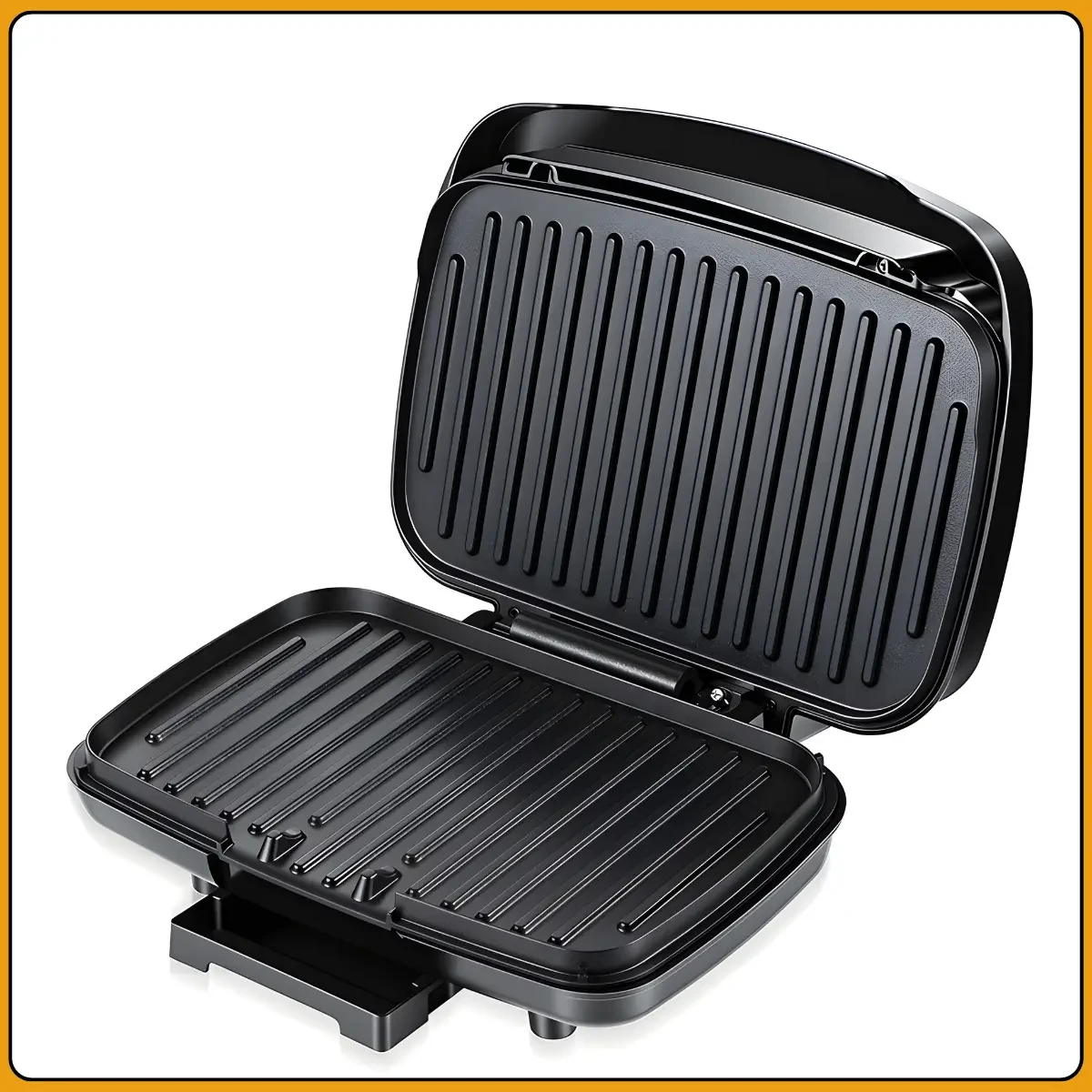 Електрична бургерниця з двостороннім нагріванням і антипригарними пластинами RAF R.2535 1000W