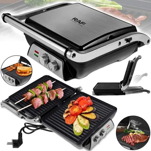 Електрогриль RAF R.2684 контактний притискний терморегулятор 2000W