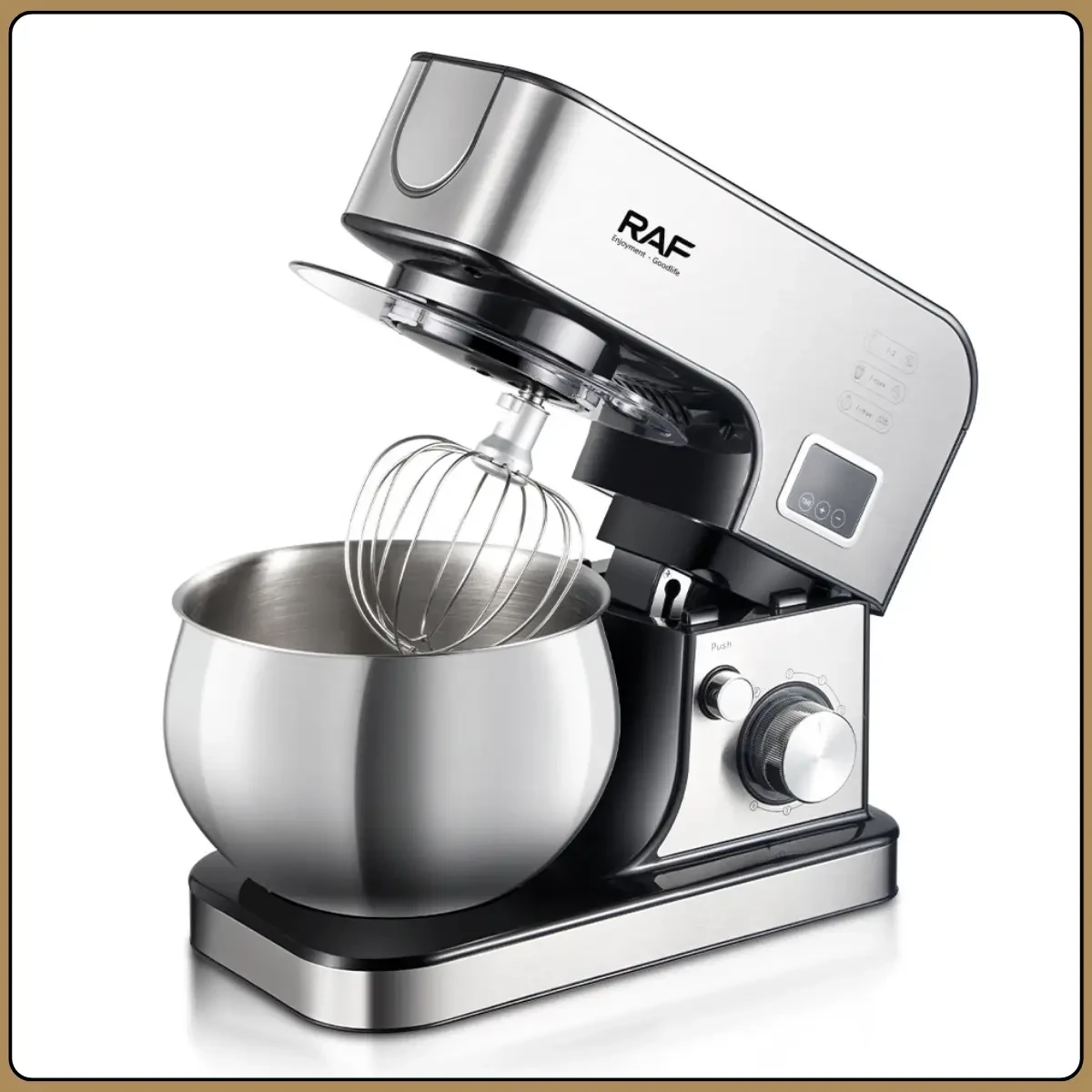 Електричний міксер на 6 швидкостей і комплектом насадок RAF R.6606 1400W