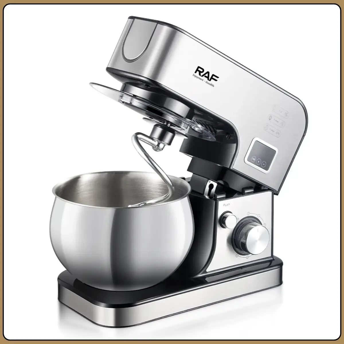Електричний міксер на 6 швидкостей і комплектом насадок RAF R.6606 1400W