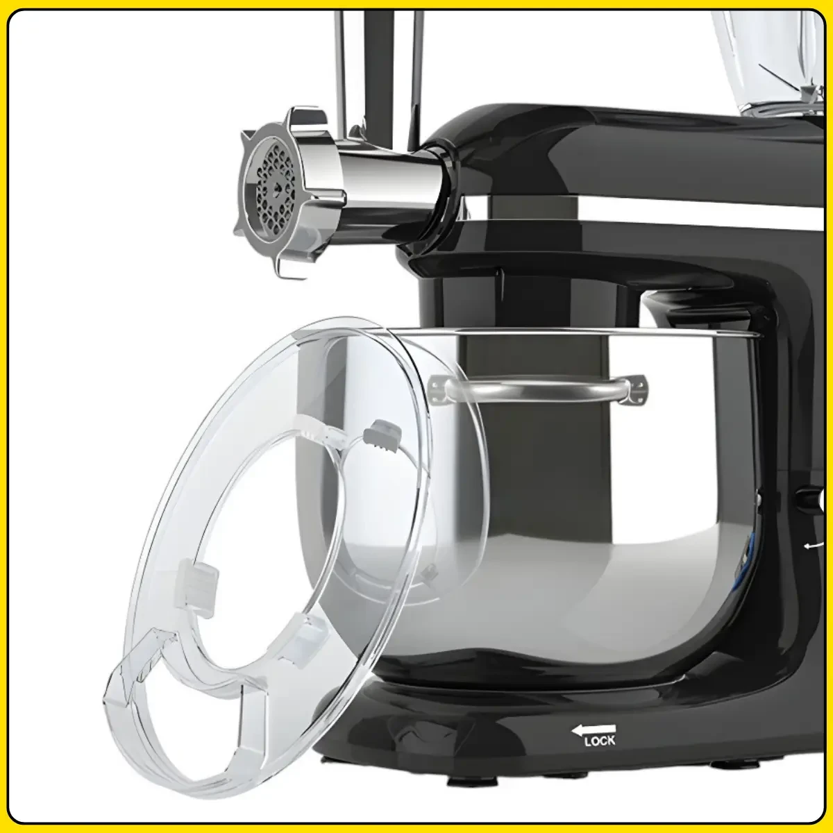 Кухонний комбайн з м’ясорубкою та блендером на 6 швидкостей RAF R.6609B 1500W