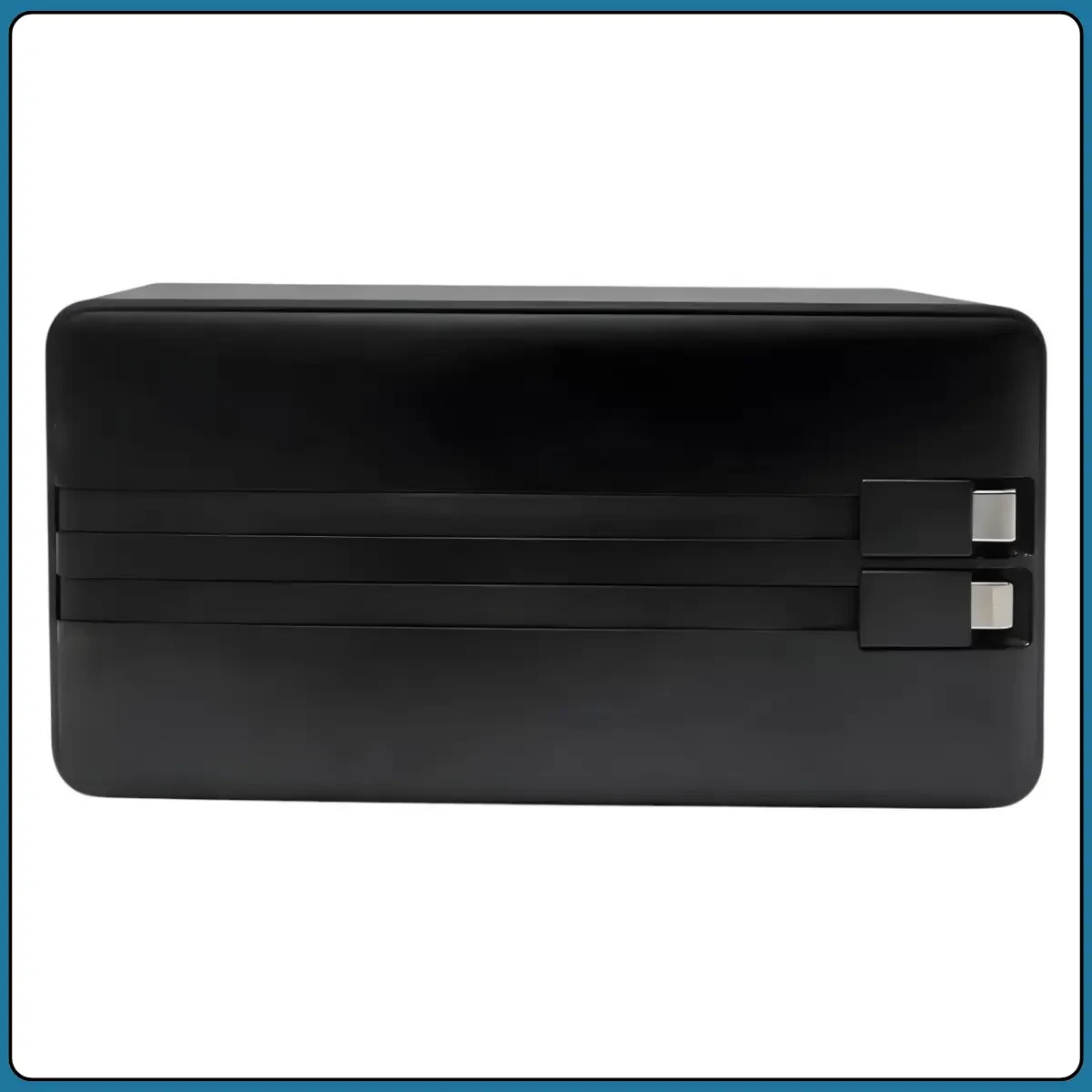 Повербанк 30000 mAh з вбудованими кабелями Type-C і Lightning KP KPG-307 22.5W