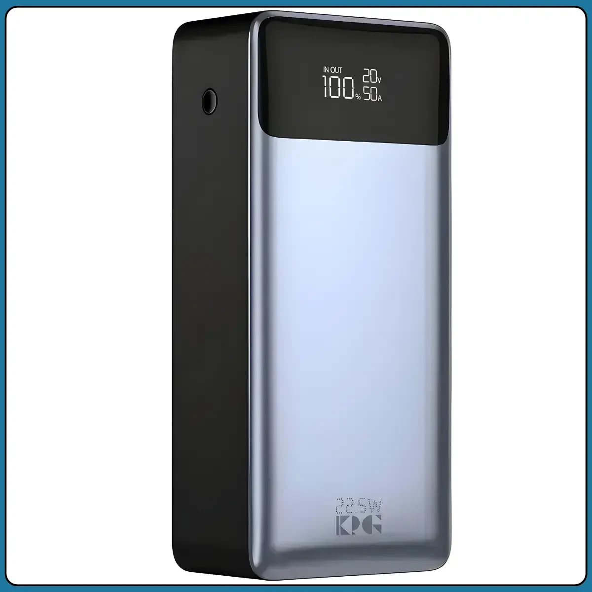 Повербанк 30000 mAh з вбудованими кабелями Type-C і Lightning KP KPG-307 22.5W