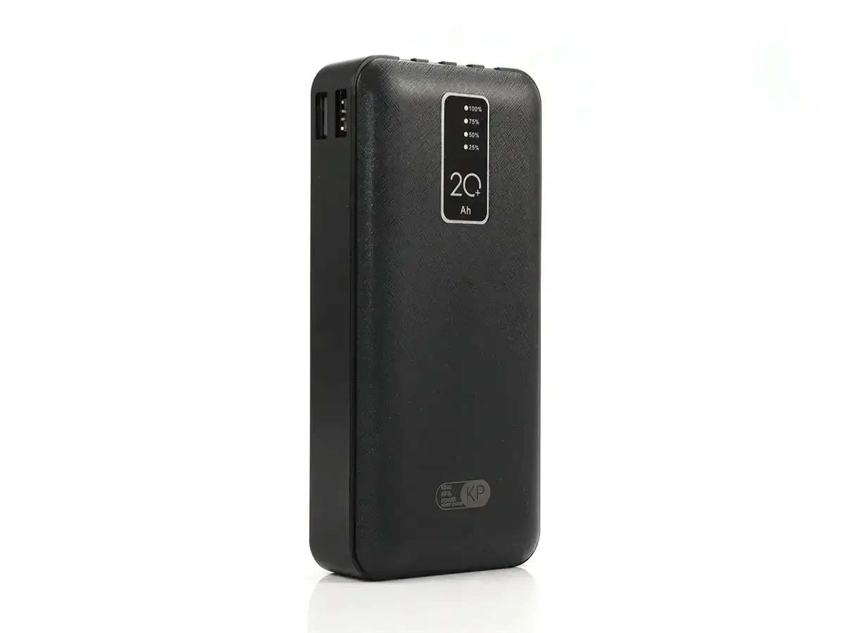 Power Bank з електронним екраном із набором кабелів KP KP-27 20000 mAh Зовнішній акумулятор для заряджання