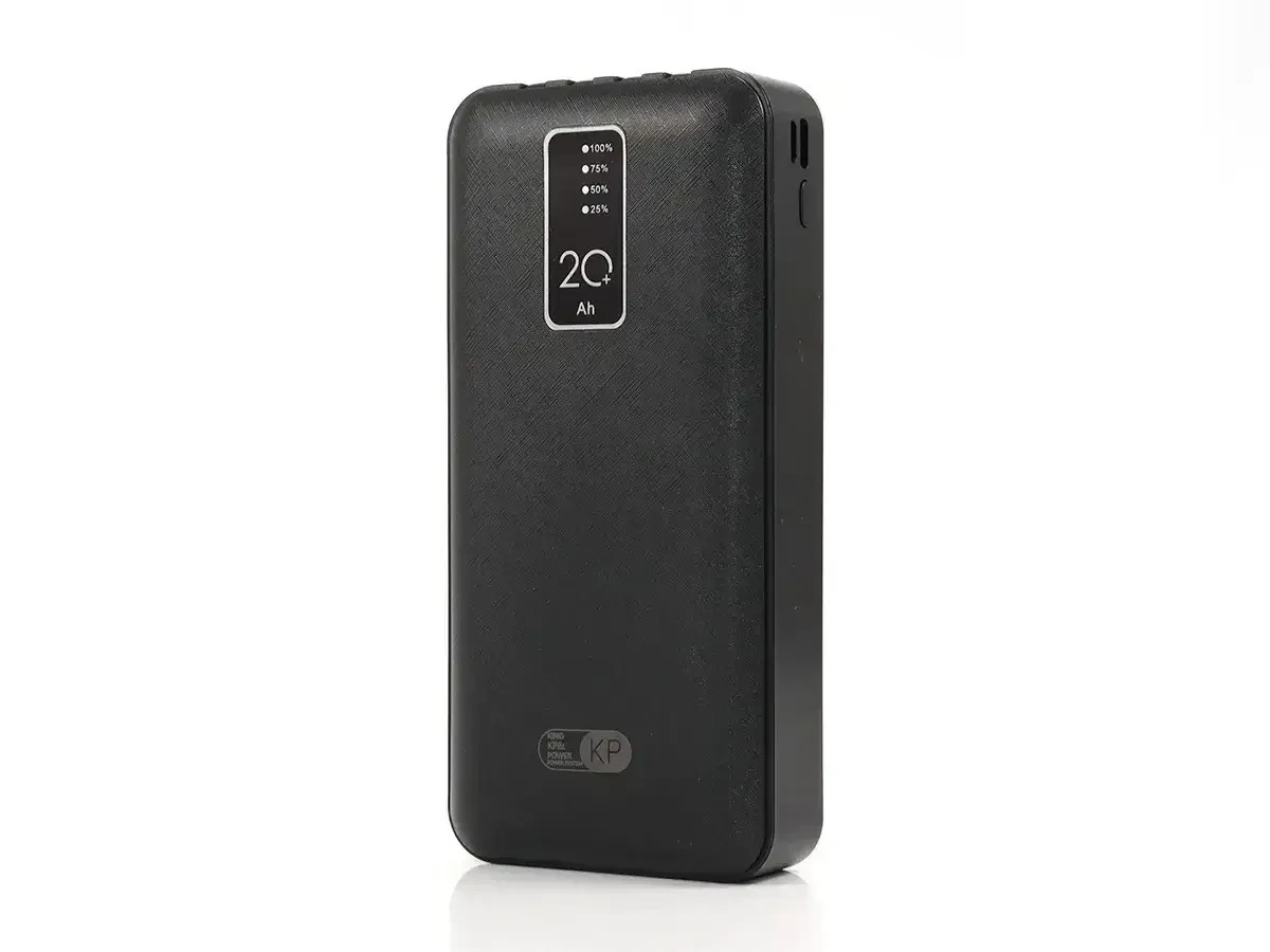 Power Bank з електронним екраном із набором кабелів KP KP-27 20000 mAh Зовнішній акумулятор для заряджання