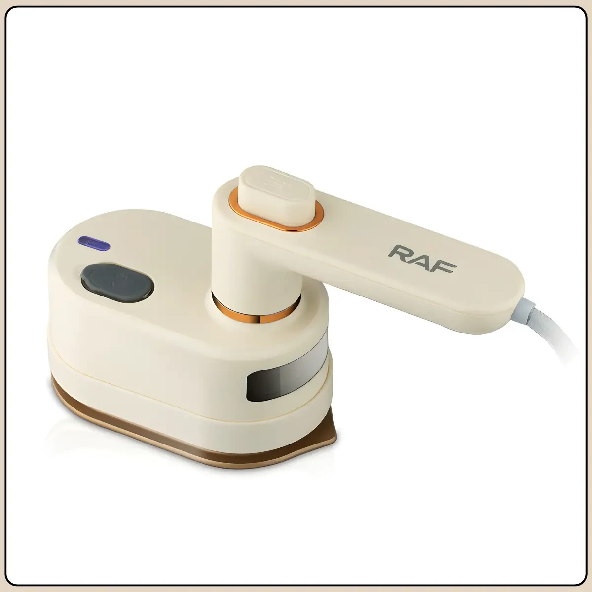 Портативна парова праска з антипригарною підошвою і поворотною ручкою 180° RAF R.1316 1000W