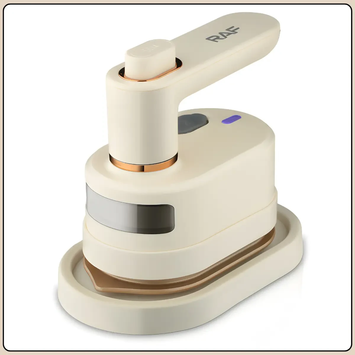 Портативна парова праска з антипригарною підошвою і поворотною ручкою 180° RAF R.1316 1000W