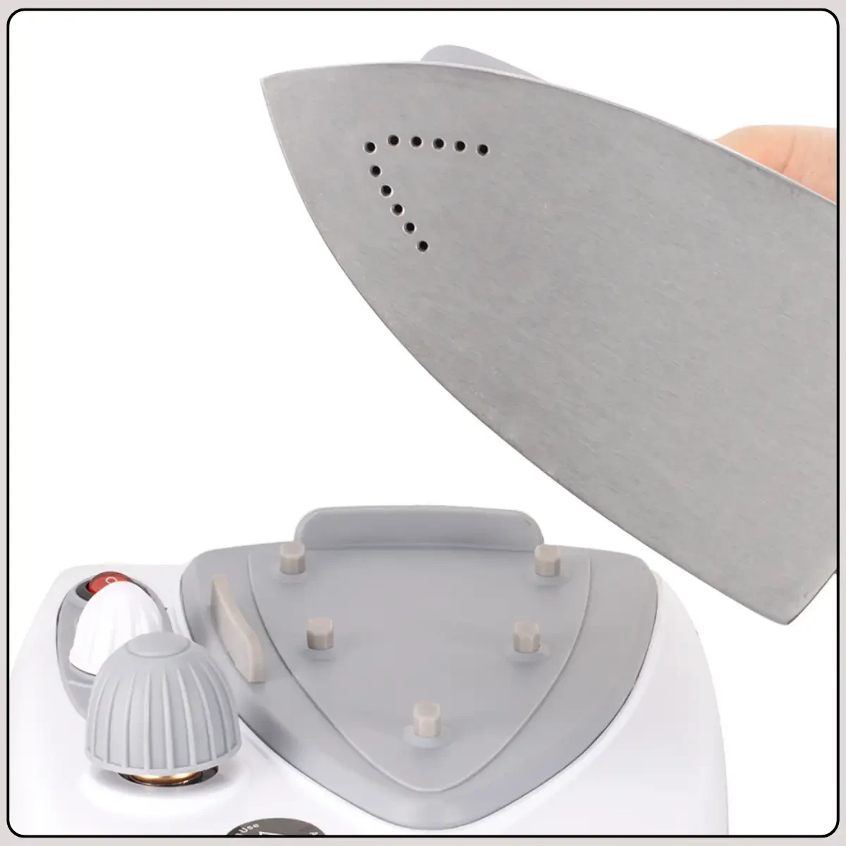 Праска з парогенератором, алюмінієвою підошвою і корковою ручкою RAF R.1254 2000W