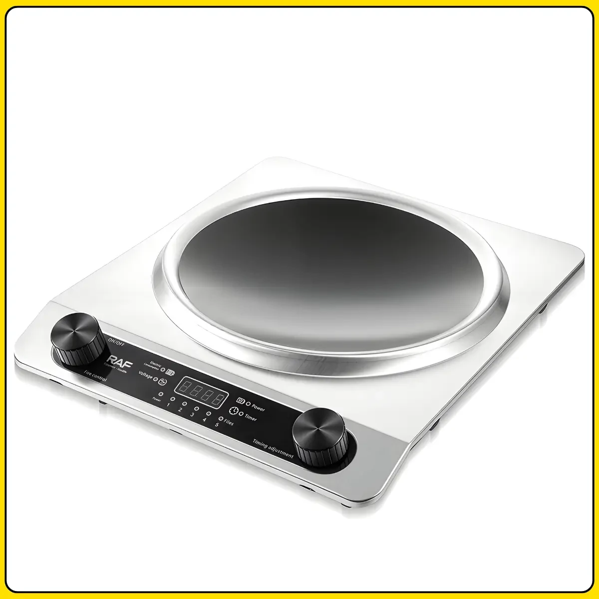 Електрична індукційна плита з LED-дисплеєм і механічним керуванням RAF R.8102 3500W