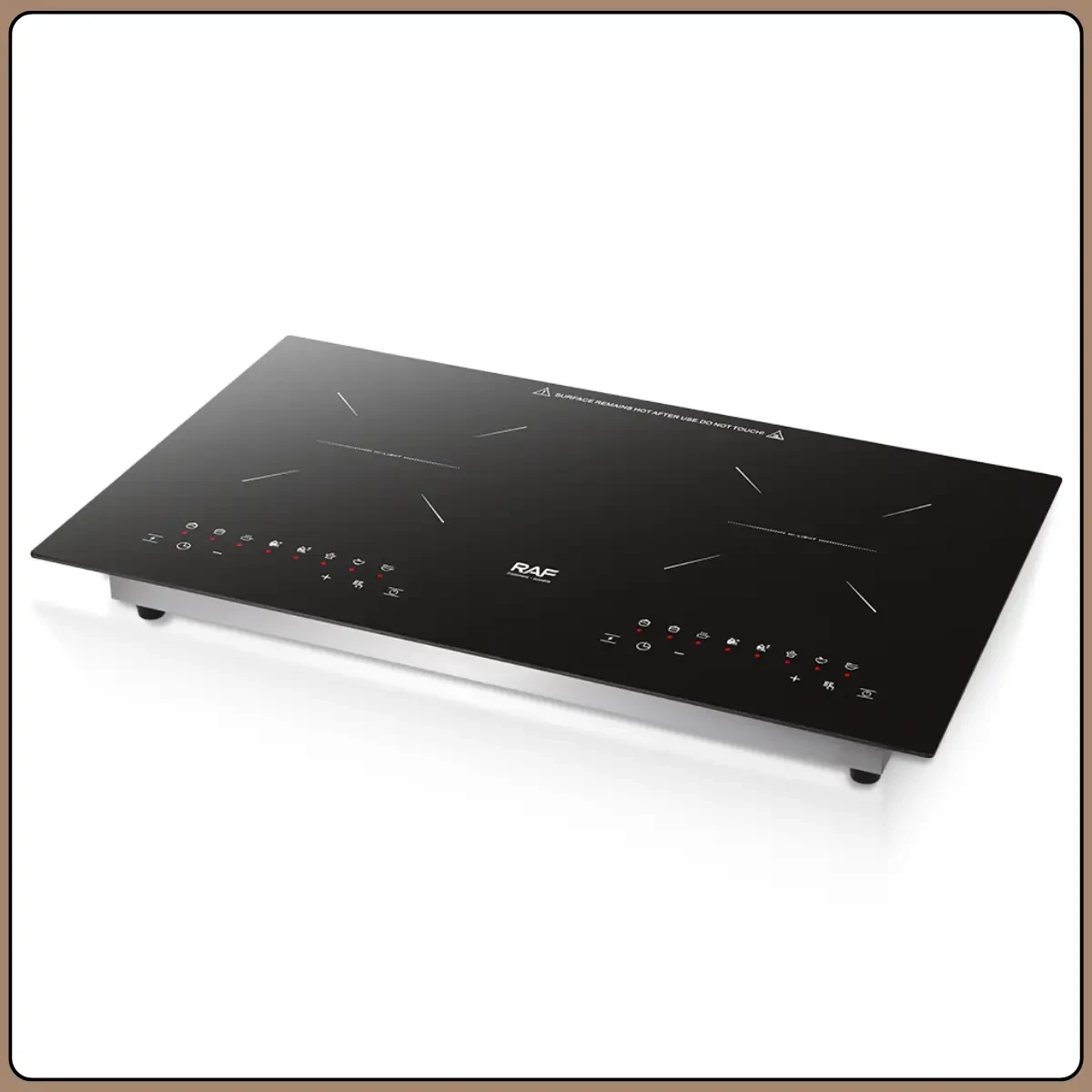 Двоконфоркова інфрачервона плита із сенсорним керуванням RAF R.8109 4400W