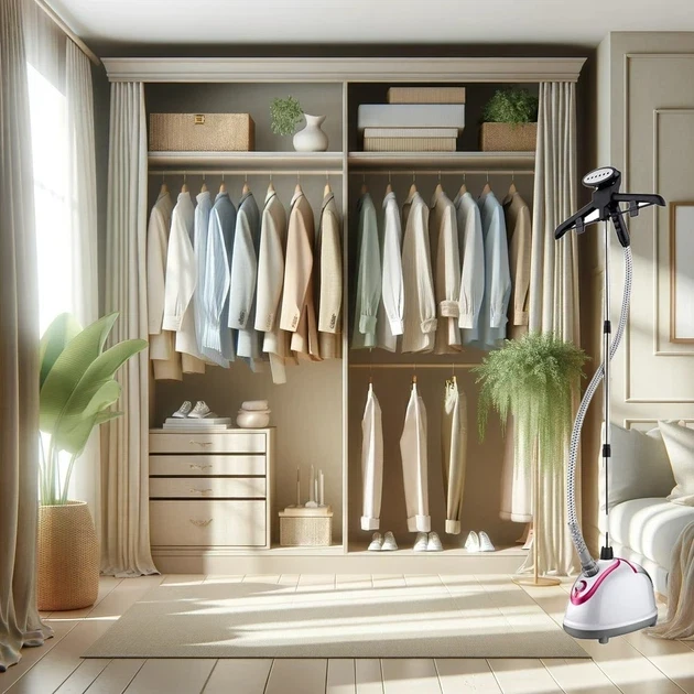 Вертикальний відпарювач з дезінфекцією RAF R.3039 1800 Вт Парогенератор для одягу