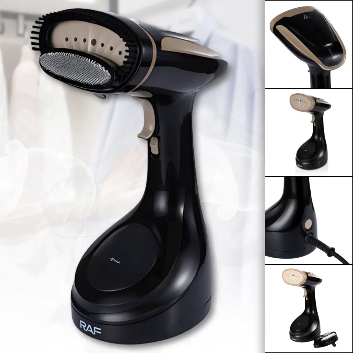 Ручний відпарювач для вертикального відпарювання та прасування RAF R.1284 1700W