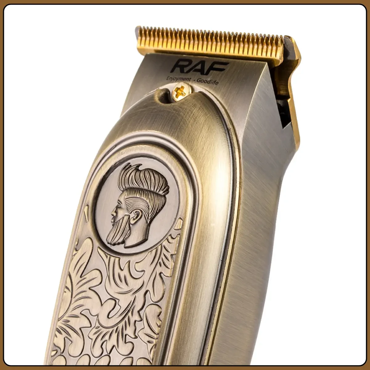 Акумуляторний тример для волосся й бороди з металевим корпусом RAF R.4037 5W