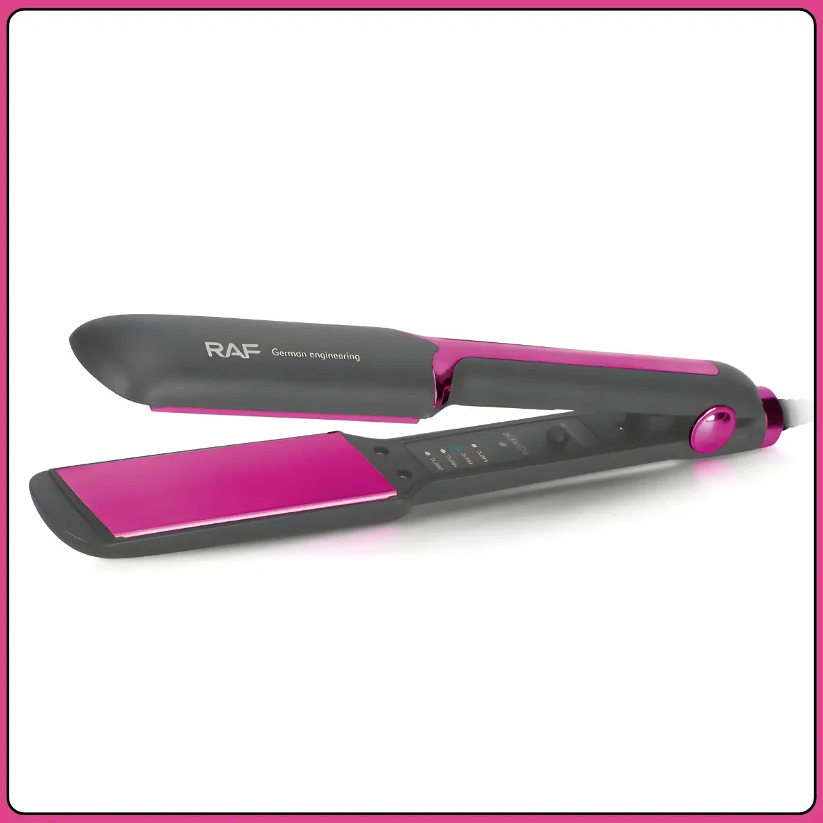 Випрямляч для волосся з цифровим контролем температури 140-200°C RAF R.454P 45W