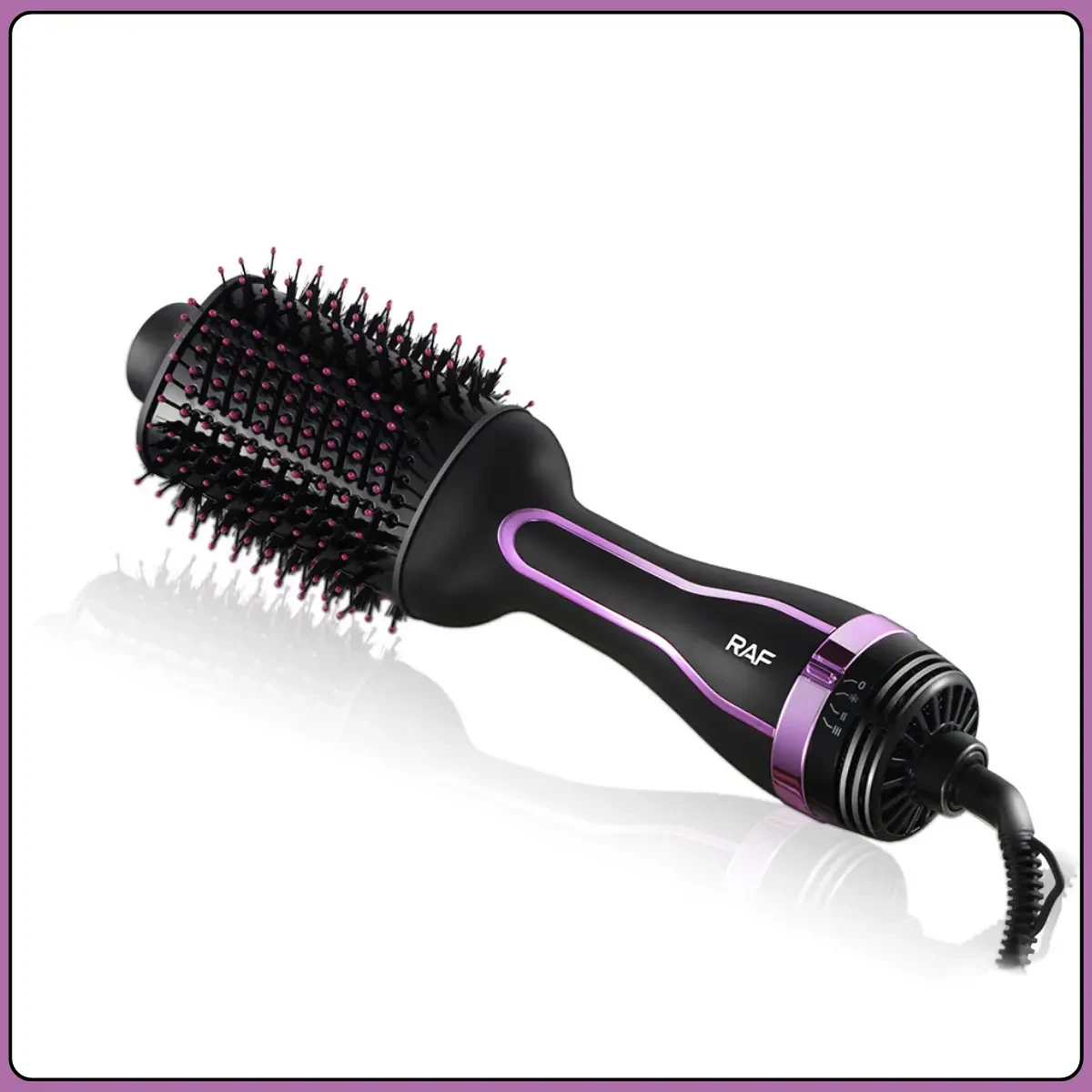Фен-щітка з трьома температурними режимами та поворотним кабелем 360° RAF R.602 1200W