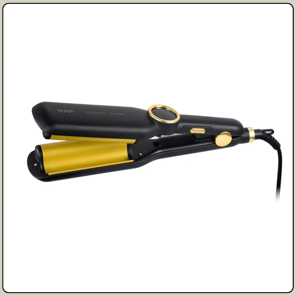 Керамічна плойка-щипці для завивання волосся з регульованою температурою RAF R.0411 35W