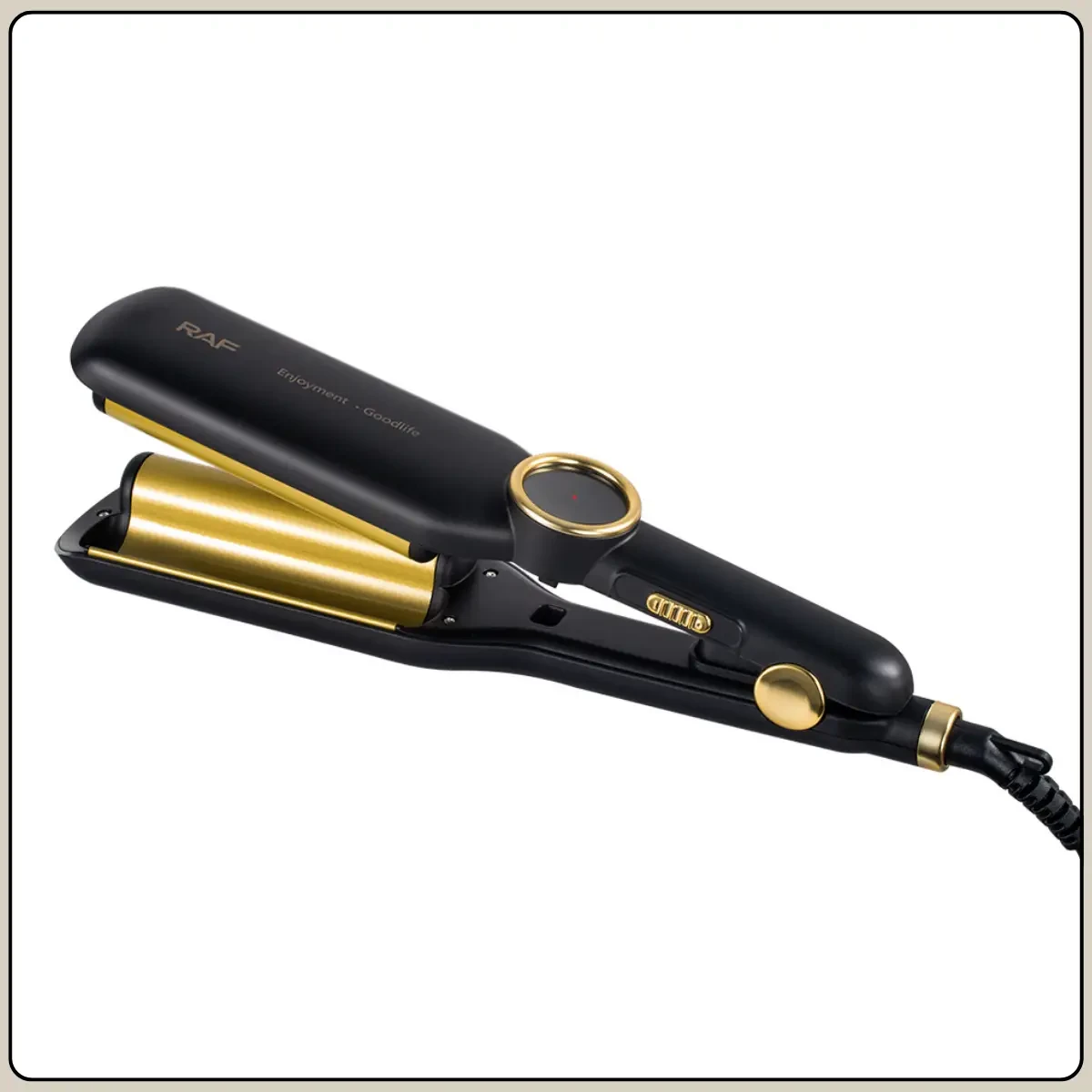 Керамічна плойка-щипці для завивання волосся з регульованою температурою RAF R.0411 35W