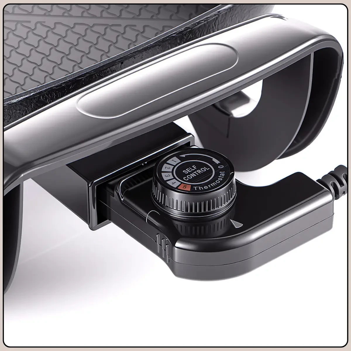 Електрична сковорода зі скляною кришкою і антипригарним покриттям RAF R.5478 1000W