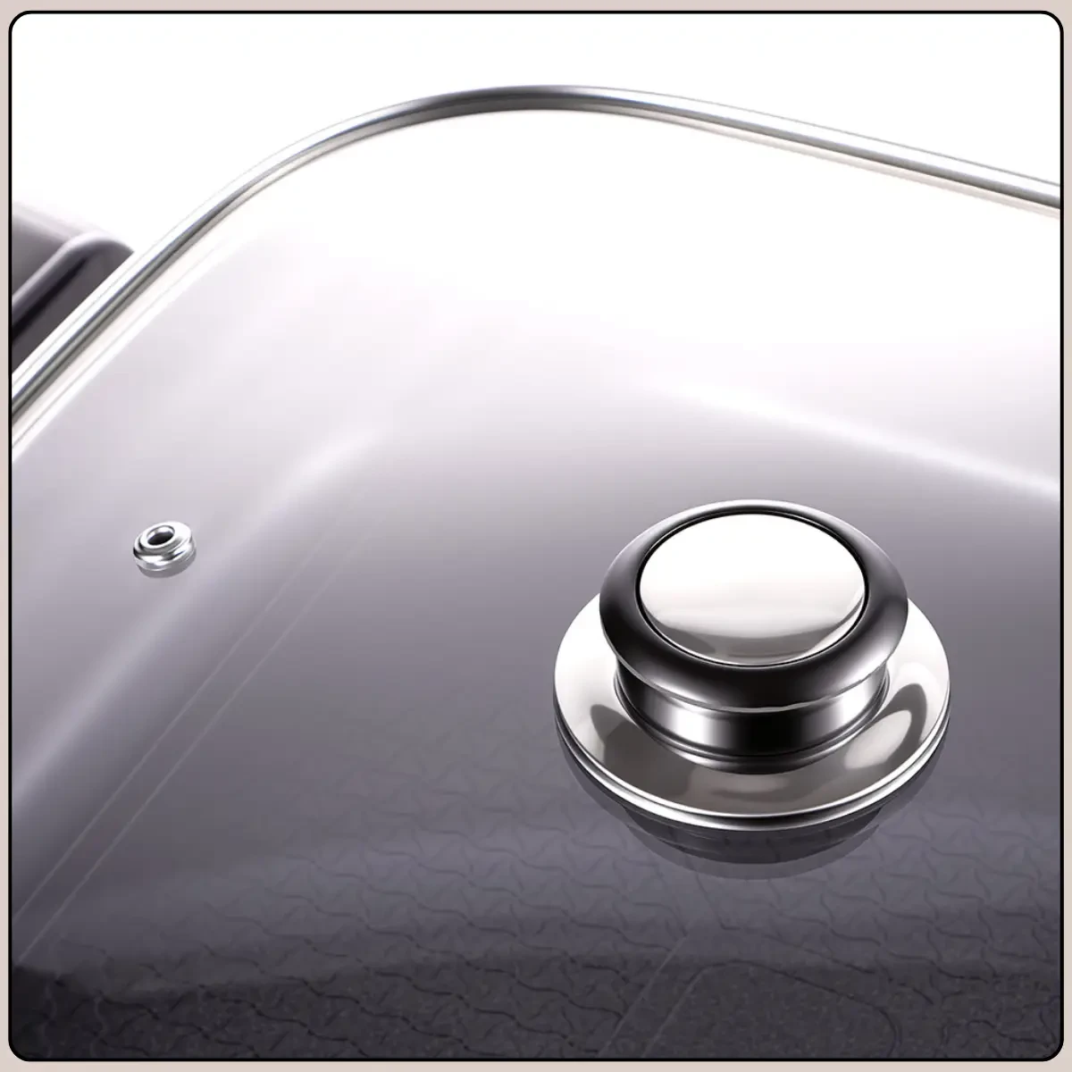 Електрична сковорода зі скляною кришкою і антипригарним покриттям RAF R.5478 1000W