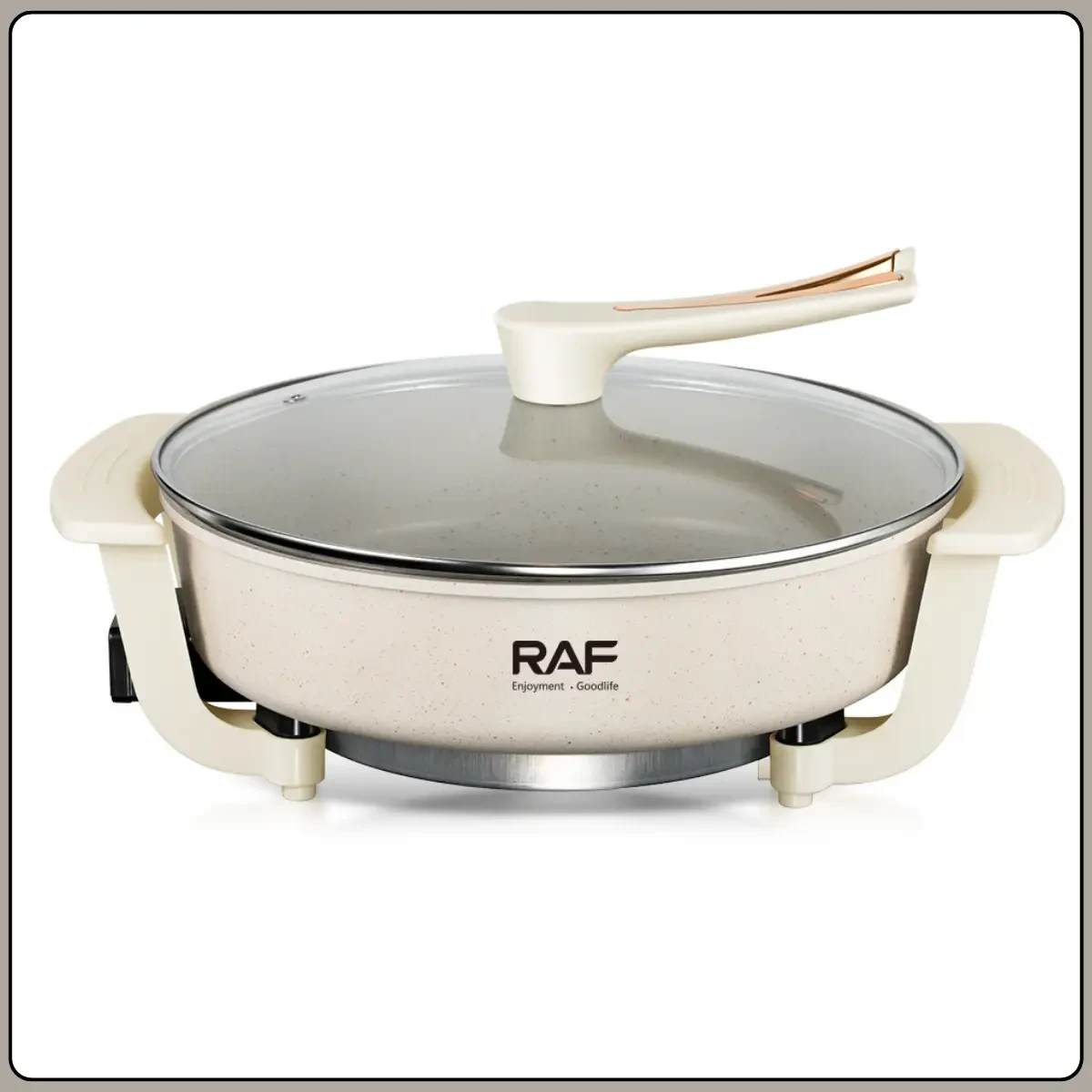 Електрична каструля з регулюванням температури й антипригарним покриттям RAF R.5410 1200W