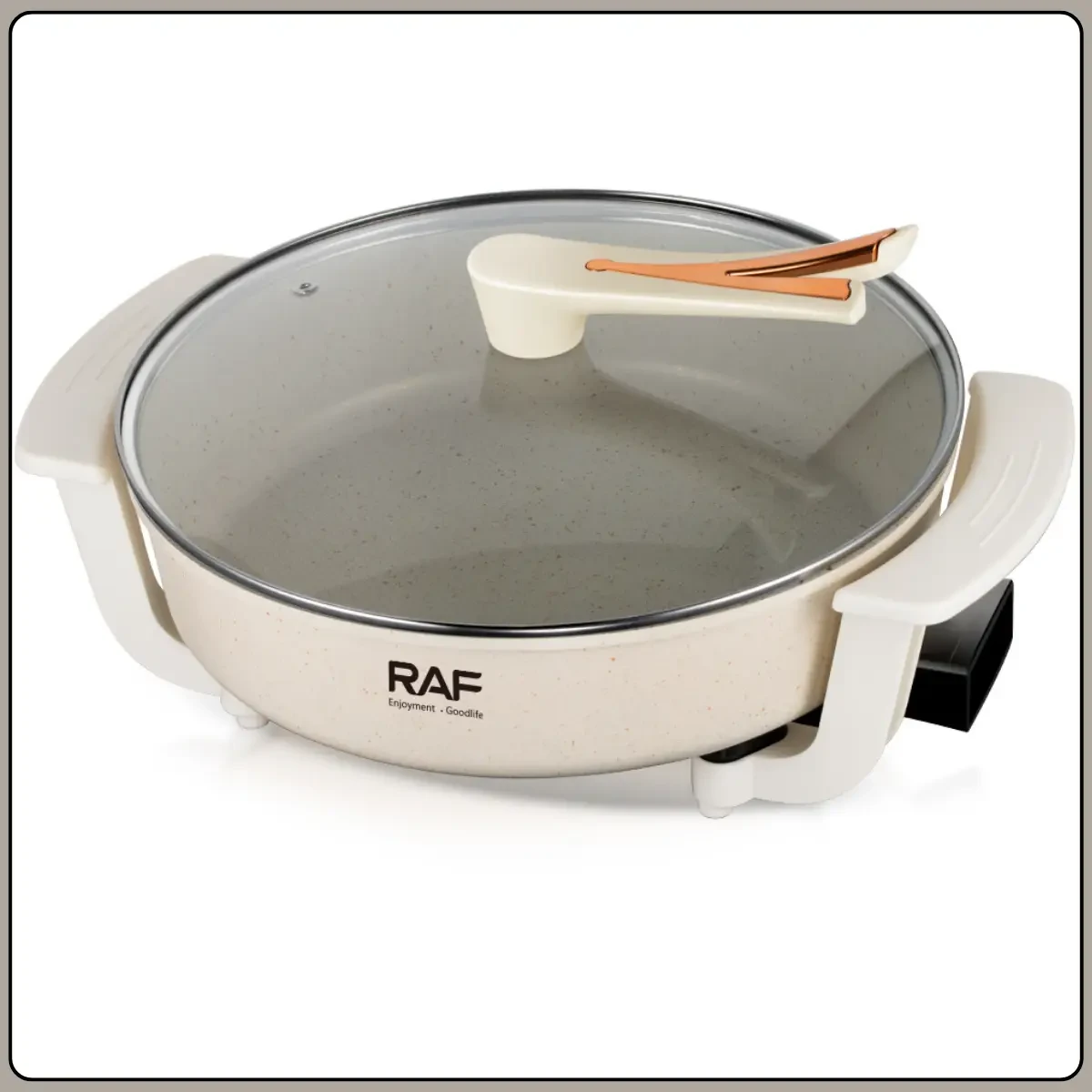 Електрична каструля з регулюванням температури й антипригарним покриттям RAF R.5410 1200W