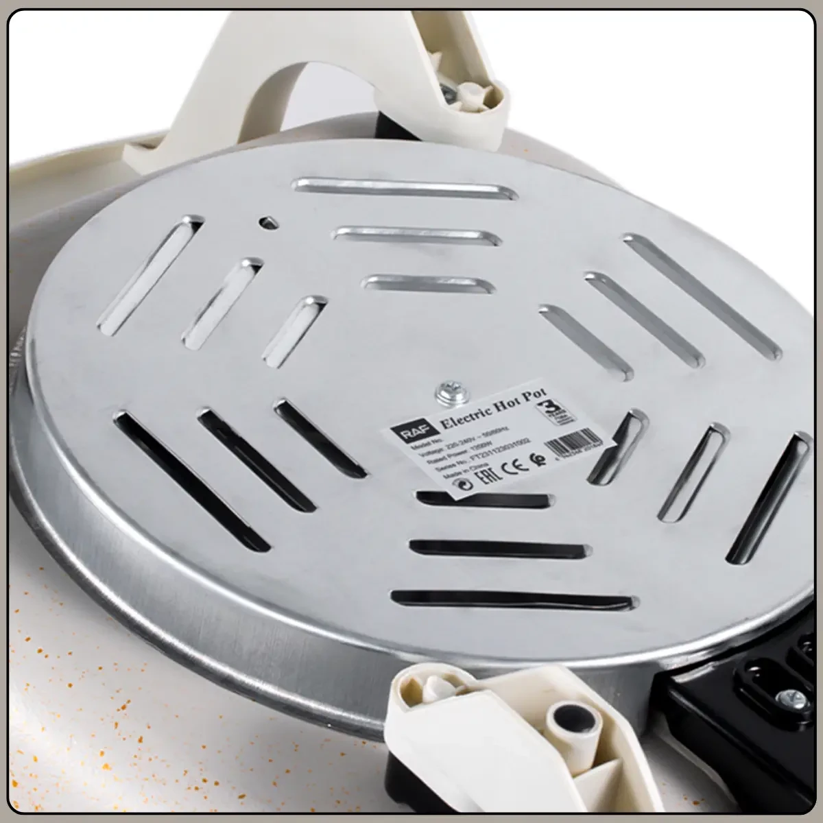 Електрична каструля з регулюванням температури й антипригарним покриттям RAF R.5410 1200W