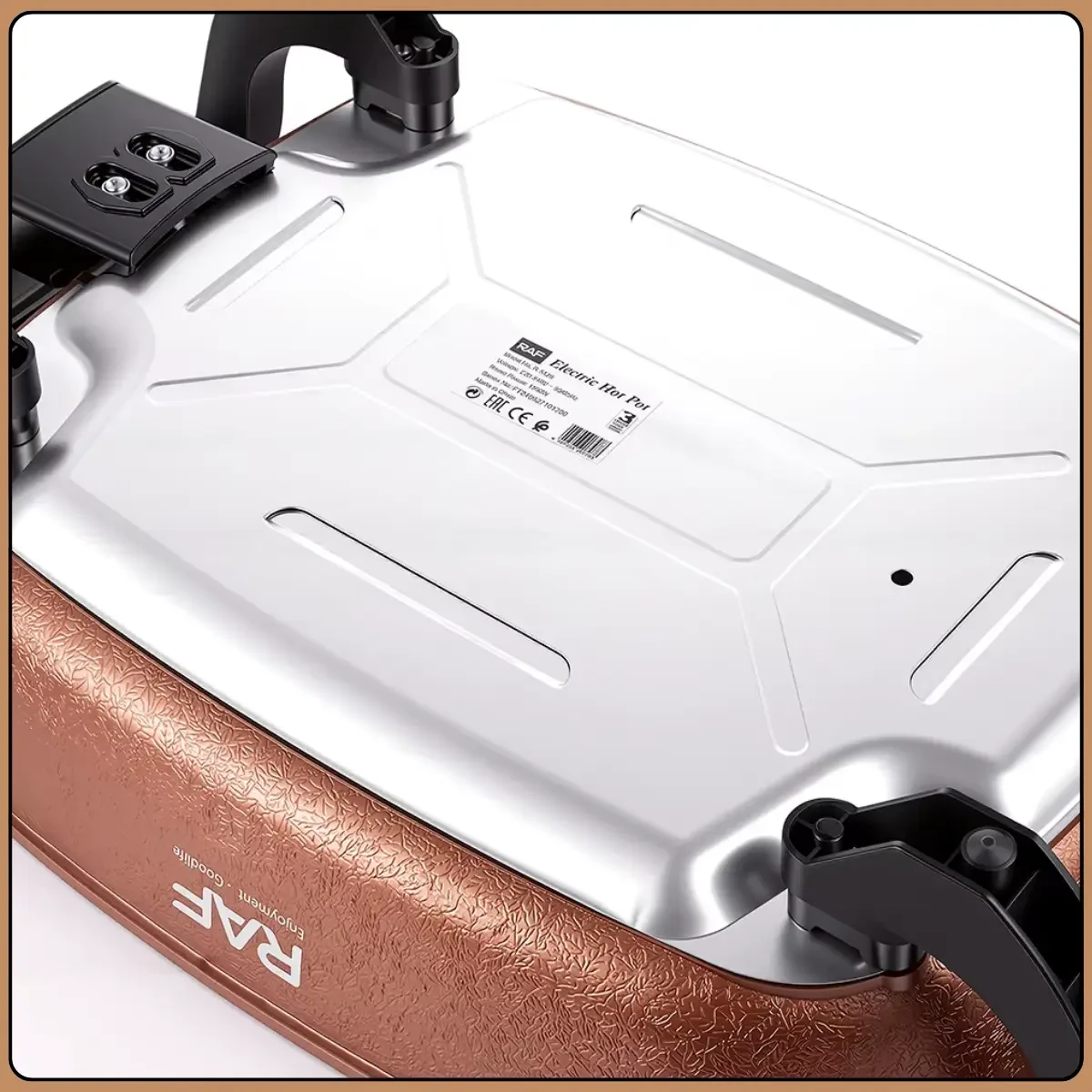 Електросковорода з регулюванням температури та антипригарним покриттям RAF R.5426 1500W