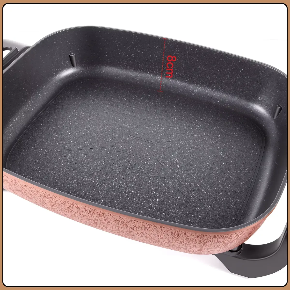 Електросковорода з регулюванням температури та антипригарним покриттям RAF R.5426 1500W