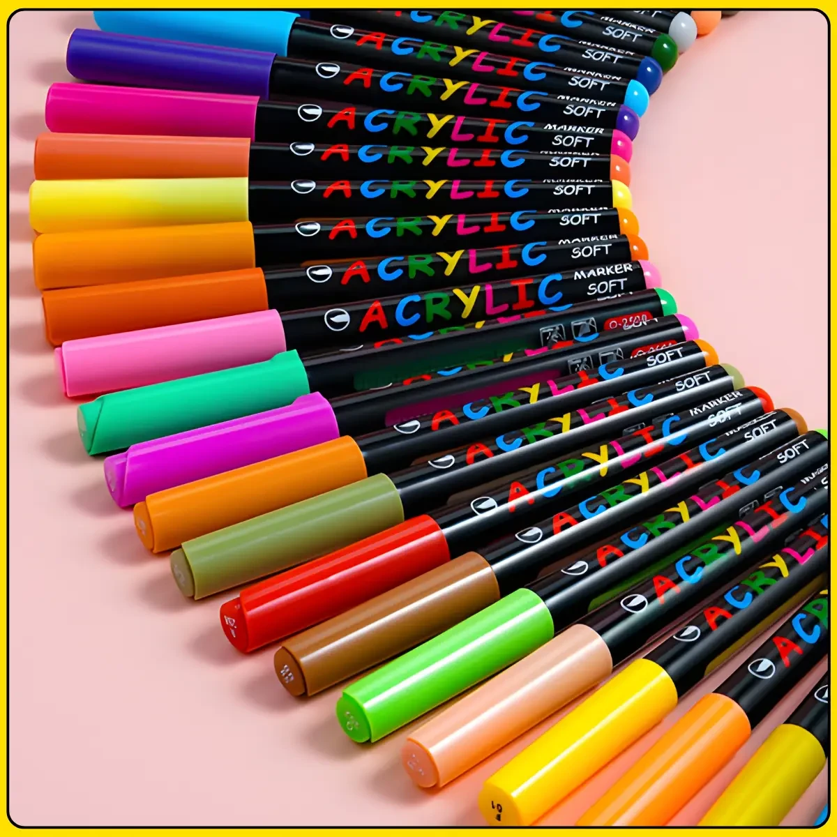 Акрилово-акварельні маркери 72 кольори Acrylic MAP-16