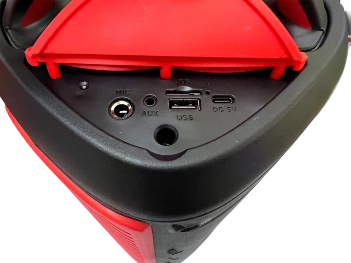 Портативна Bluetooth колонка JQS4407 20Вт з RGB підсвіткою та двома динаміками