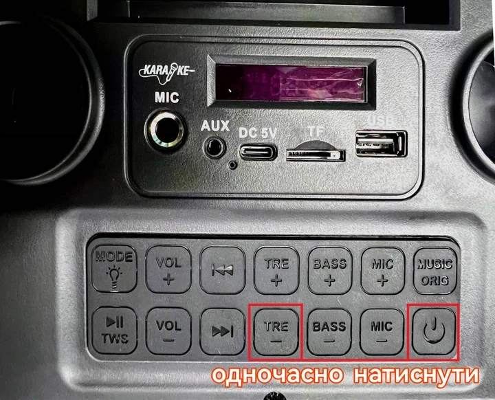Портативна Bluetooth колонка ZQS4247 16Вт з 2 мікрофонами караоке USB TF FM AUX